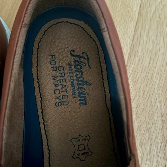 Florsheim Created for Macy’s Cognac Leather Slip-on Sneakers - Picture 9 of 10